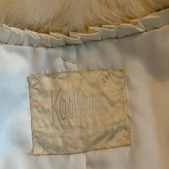 Vintage White Mink Jacket - Picture 6 of 9